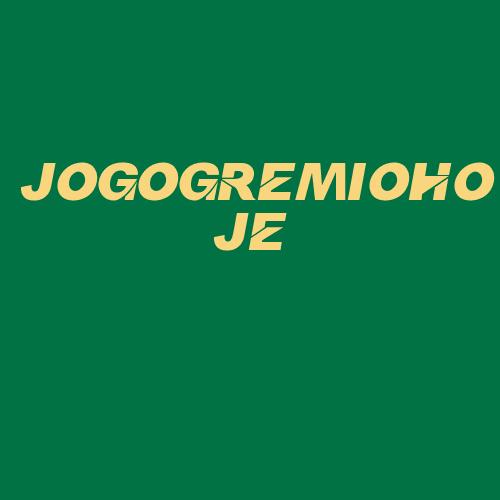 Logo da JOGOGREMIOHOJE